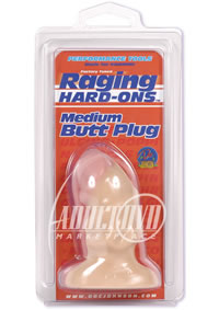 Raging Hard On Butt Plug Med.