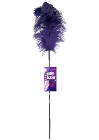 Ostrich Feather Purple Tickler