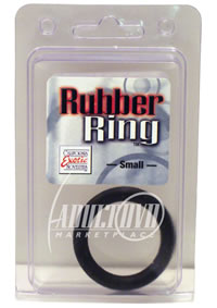 Rubber Cock Ring Small Black