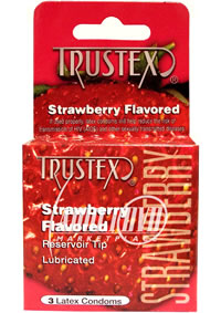 Strawberry Trustex Condom