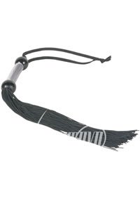 14 Medium Rubber Whip - Black