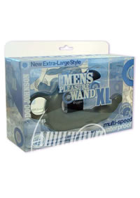 Mens Pleasure Wand Xl - Charcoal