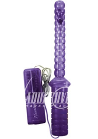 Anal Swirl Vibrator- Purple