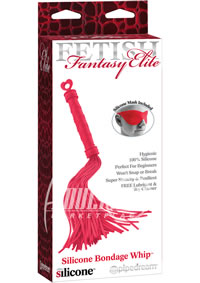 Ff Elite Silicone Bondage Whip Red