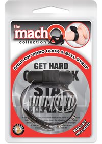 Macho Snap On Vibro Cock and Ball Strap