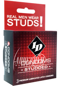 Id Studded Condoms 3 Pack