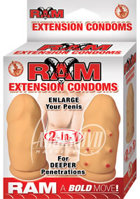 Ram Extenstion Condoms Flesh