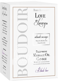 Love In Luxury Candle Black Lace