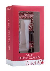 Ouch Vice Nipple Clamps Red