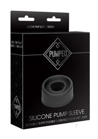 Pumped Silicone Pump Sleeve Medium Black