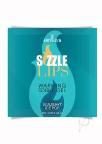 Sizzle Lips Warming Gel Blueberry Foil