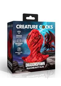 Creature Cock Dragonspawn Plug Lg Red