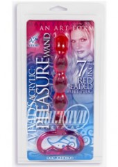 Pleasure Wand w/ Handle - Red