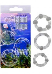 Silicone Island Rings-clear